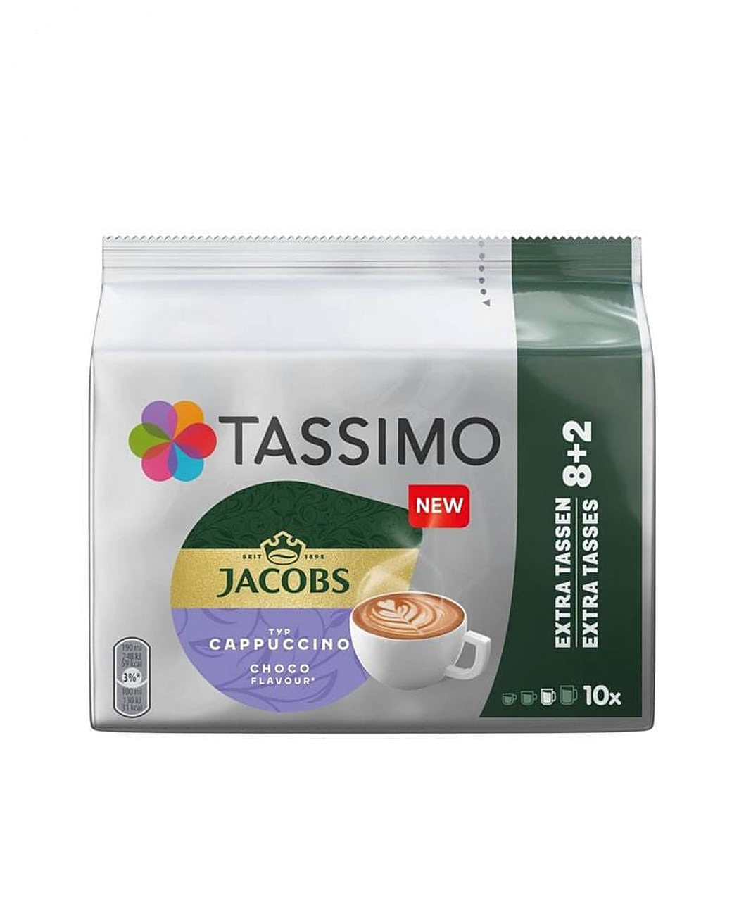 Cappuccino Choco, 10 capsule pentru Tassimo Cappuccino Choco, 10 capsule pentru Tassimo – Kafferoma