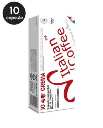 10 Capsule Italian Coffee Espresso Crema – Compatibile Nespresso 10 Capsule Italian Coffee Espresso Crema – Compatibile Nespresso