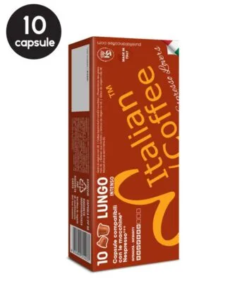 10 Capsule Italian Coffee Espresso Lungo – Compatibile Nespresso 10 Capsule Italian Coffee Espresso Lungo – Compatibile Nespresso