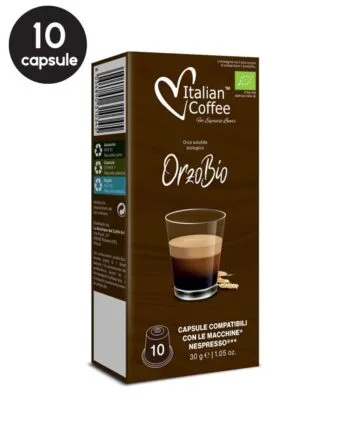 10 Capsule Italian Coffee Orz Solubil Bio – Compatibile Nespresso 10 Capsule Italian Coffee Orz Solubil Bio – Compatibile Nespresso