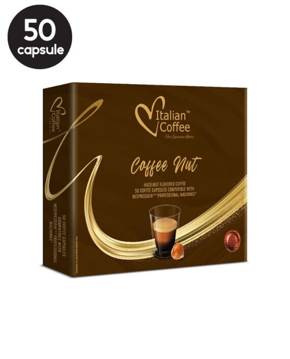 50 Capsule Italian Coffee Alune - Compatibile Nespresso Professional