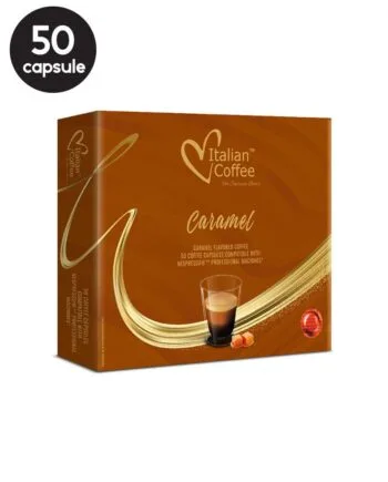 50 Capsule Italian Coffee Caramel - Compatibile Nespresso Professional 50 Capsule Italian Coffee Caramel - Compatibile Nespresso Professional
