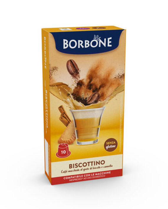 10 Capsule Borbone Biscottino – Compatibile Nespresso