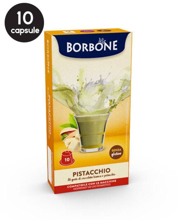 10 Capsule Borbone Pistacchio – Compatibile Nespresso
