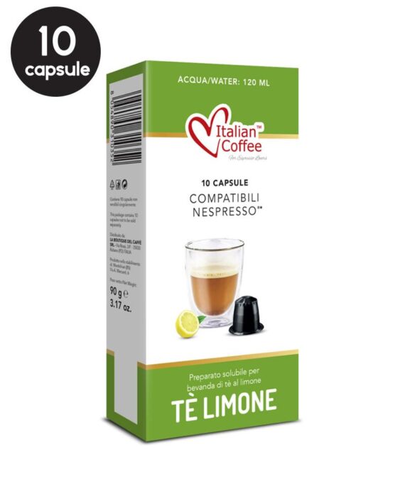 10 Capsule Italian Coffee Ceai de Lamaie – Compatibile Nespresso