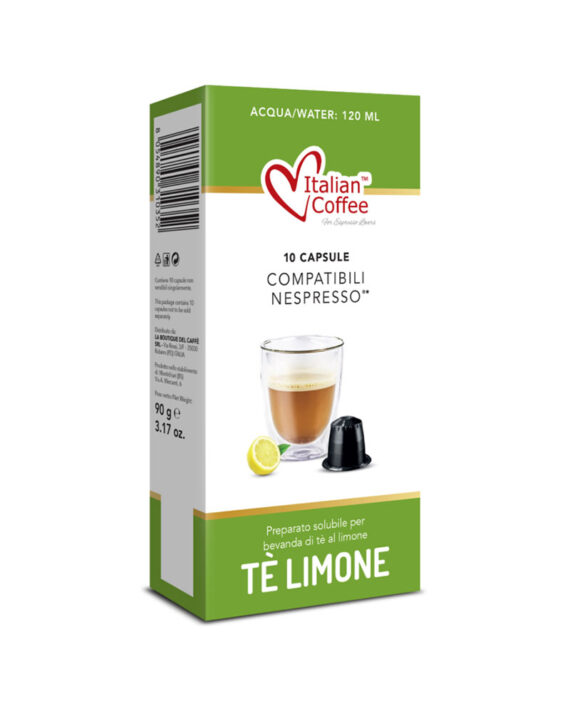 10 Capsule Italian Coffee Ceai de Lamaie – Compatibile Nespresso