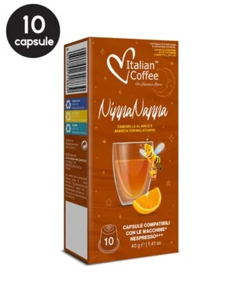 10 Capsule Italian Coffee NinnaNanna – Compatibile Nespresso