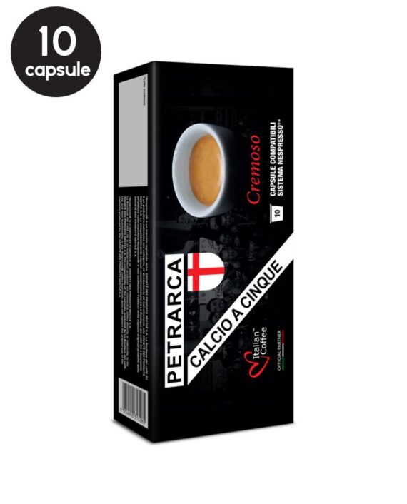 10 Capsule Italian Coffee Petrarca Cremoso – Compatibile Nespresso