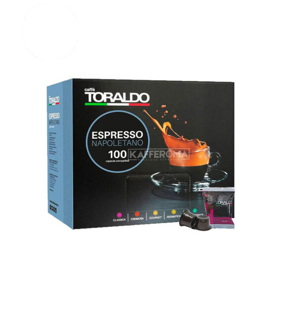 100 Capsule Caffe Toraldo Miscela Classica - Compatibile Lavazza Blue