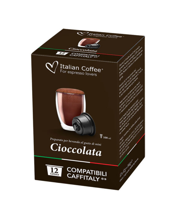12 Capsule Italian Coffee Cioccolata – Compatibile Cafissimo / Caffitaly / BeanZ (Box)