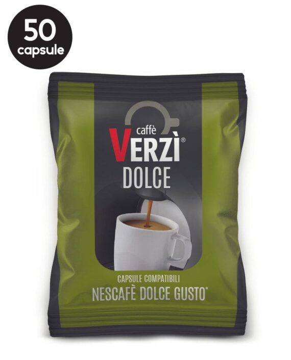 50 Capsule Verzi Aroma Dolce - Compatibile Dolce Gusto