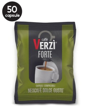 50 Capsule Verzi Aroma Forte - Compatibile Dolce Gusto