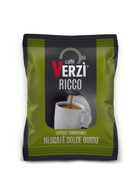 50 Capsule Verzi Aroma Ricco - Compatibile Dolce Gusto