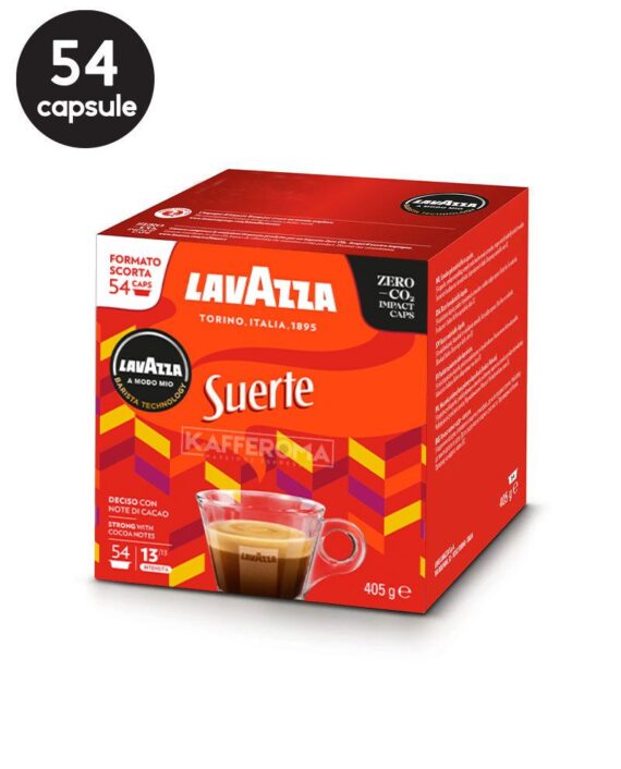 54 Capsule Lavazza A Modo Mio - Espresso Suerte