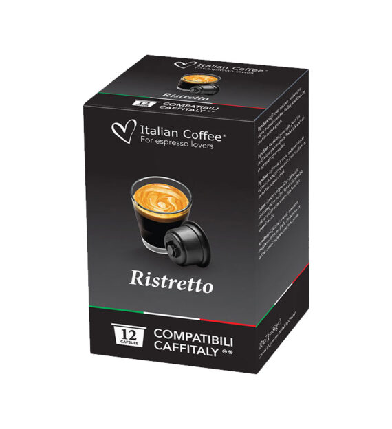 72 Capsule Italian Coffee Espresso Ristretto - Compatibile Cafissimo / Caffitaly / BeanZ