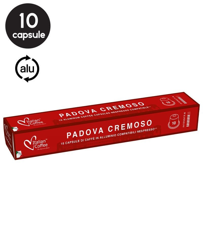 10 Capsule Aluminiu Italian Coffee Padova – Compatibile Nespresso 10 Capsule Aluminiu Italian Coffee Padova – Compatibile Nespresso