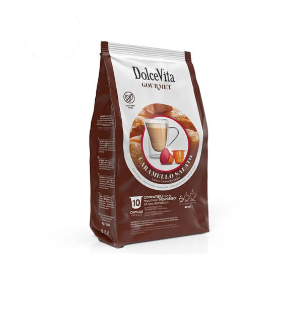 10 Capsule DolceVita Caramel Sarat - Compatibile Nespresso