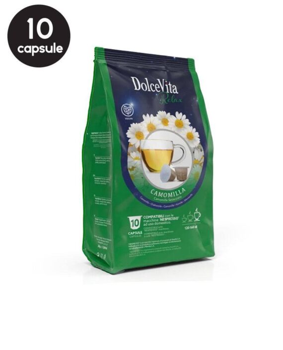 10 Capsule DolceVita Ceai Musetel - Compatibile Nespresso