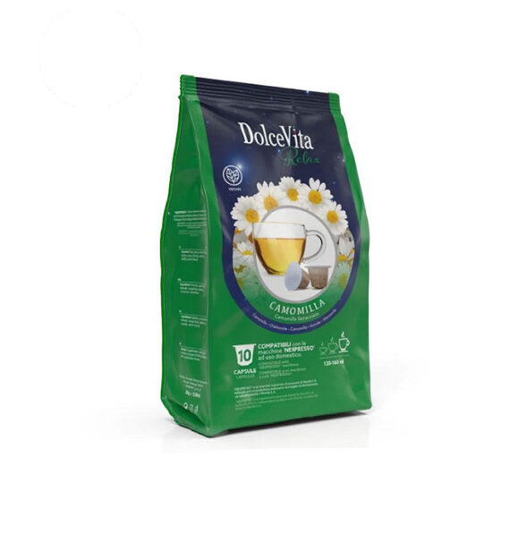 10 Capsule DolceVita Ceai Musetel - Compatibile Nespresso