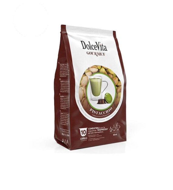 10 Capsule DolceVita Fistic - Compatibile Nespresso