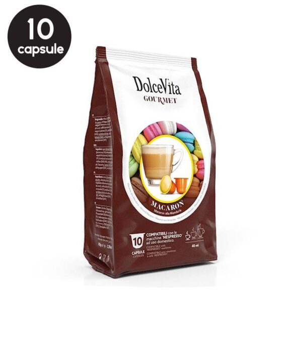 10 Capsule DolceVita Macaron - Compatibile Nespresso