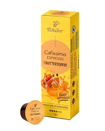 10 Capsule Tchibo Cafissimo Espresso Buttertoffee 10 Capsule Tchibo Cafissimo Espresso Buttertoffee – Kafferoma