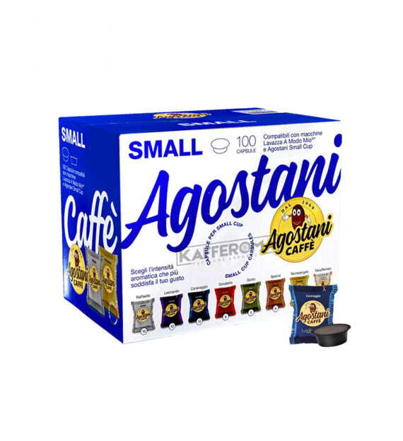 100 Capsule Agostani Caffe Caravaggio – Compatibile A Modo Mio