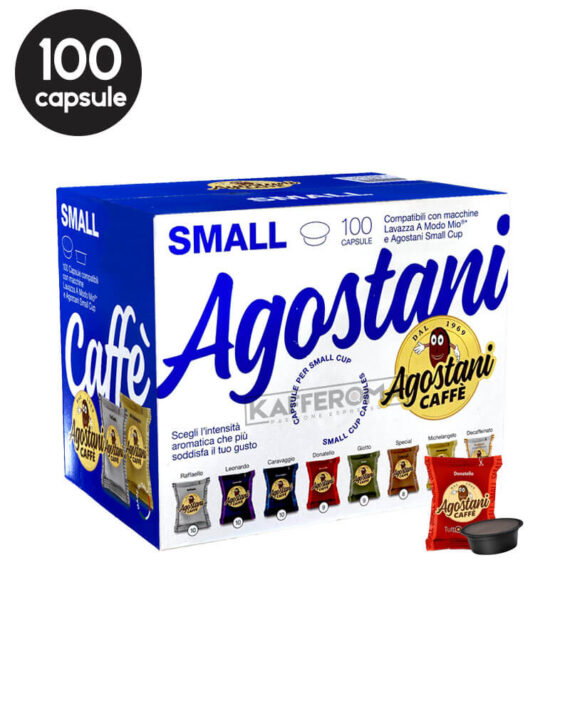 100 Capsule Agostani Caffe Donatello – Compatibile A Modo Mio
