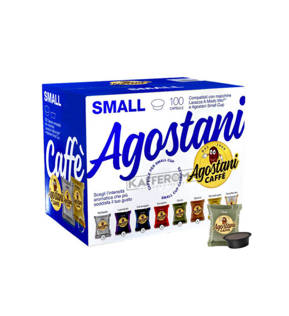 100 Capsule Agostani Caffe Giotto – Compatibile A Modo Mio