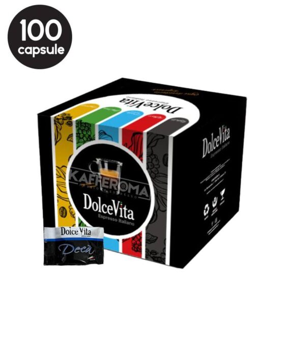 100 Capsule Dolce Vita Decafeinato – Compatibile Espresso Point