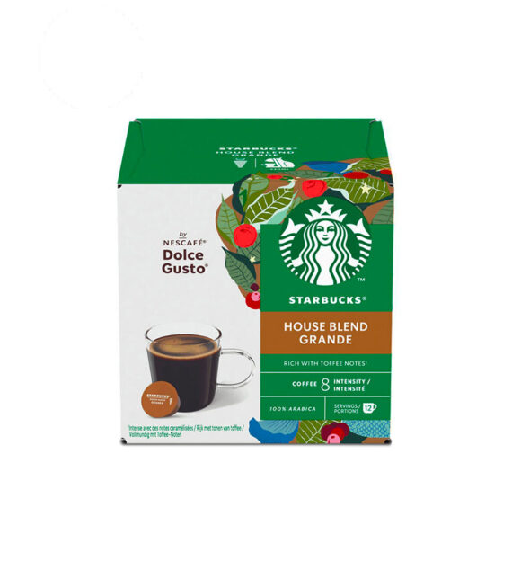 12 Capsule Starbucks House Blend Grande – Compatibile Dolce Gusto