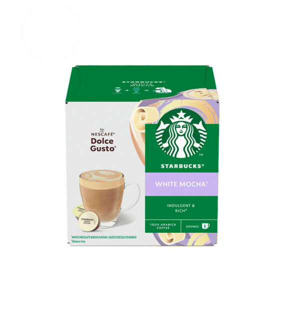 12 (6+6) Capsule Starbucks White Mocha - Compatibile Dolce Gusto