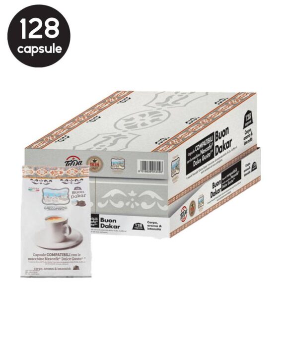 128 Capsule Caffe Gattopardo Dakar - Compatibile Dolce Gusto
