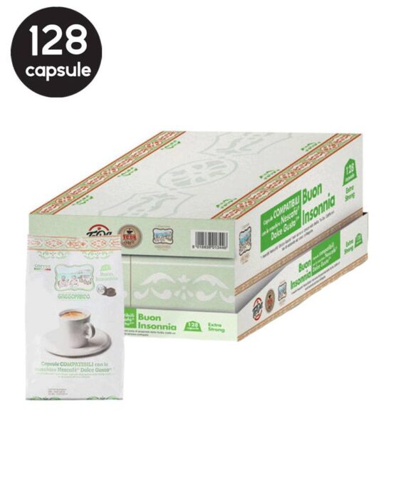 128 Capsule Caffe Gattopardo Insonia  - Compatibile Dolce Gusto