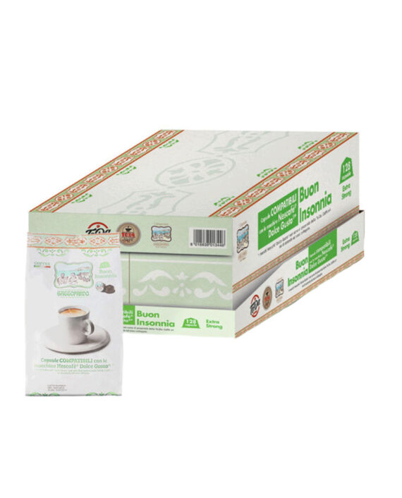 128 Capsule Caffe Gattopardo Insonia  - Compatibile Dolce Gusto