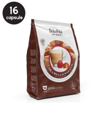 16 Capsule DolceVita Caramel Sarat - Compatibile Dolce Gusto