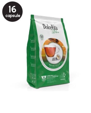 16 Capsule DolceVita Ceai Portocale - Compatibile A Modo Mio
