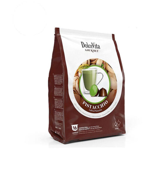 16 Capsule DolceVita Fistic - Compatibile Dolce Gusto
