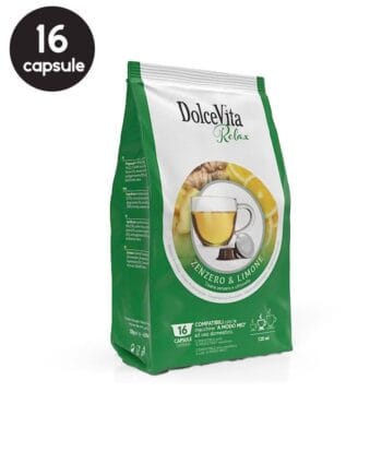 16 Capsule DolceVita Ghimbir si Lamaie - Compatibile A Modo Mio