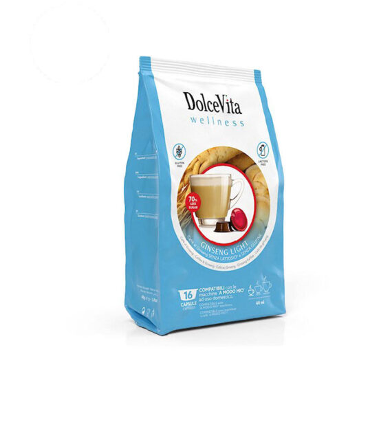 16 Capsule DolceVita Ginseng Light - Compatibile A Modo Mio