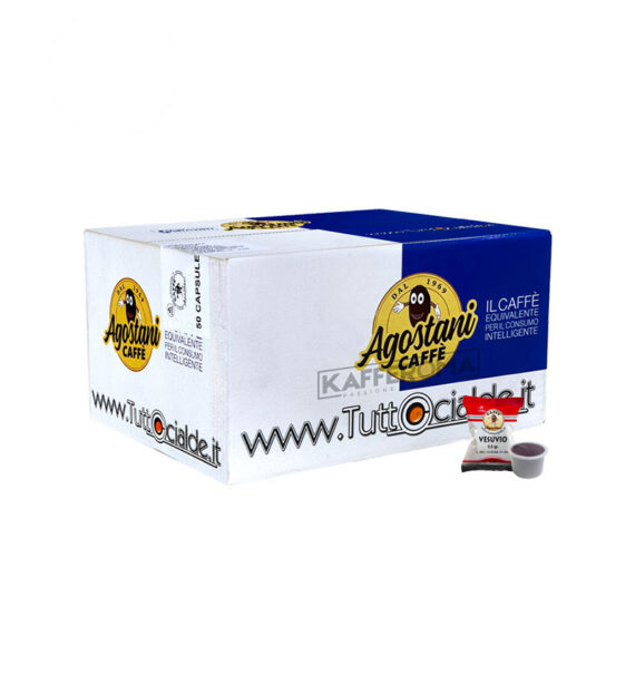 50 Capsule Agostani Caffe Vesuvio – Compatibile Fior Fiore Coop / Aroma Vero / Martello