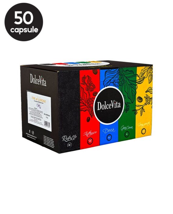 50 Capsule Dolce Ceai de Lamaie – Compatibile Espresso Point