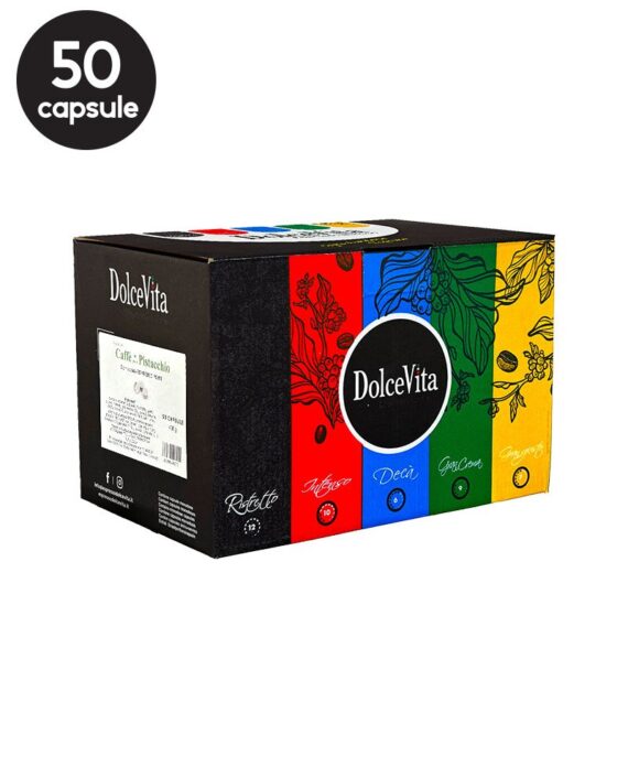 50 Capsule Dolce Vita Fistic – Compatibile Espresso Point