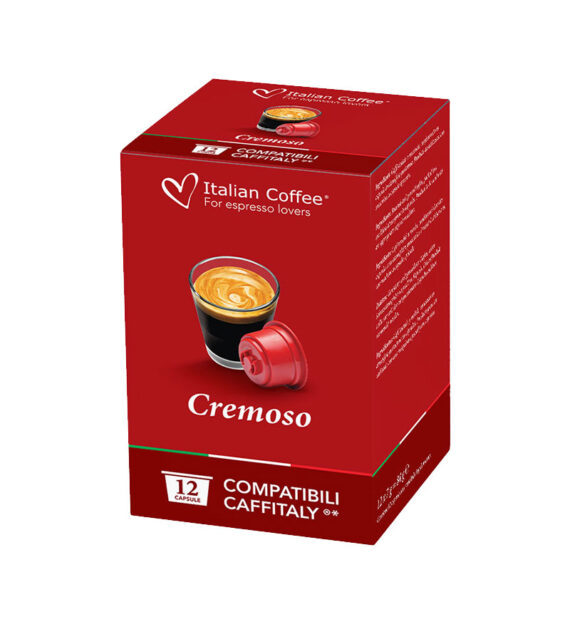 72 Capsule Italian Coffee Espresso Cremoso - Compatibile Cafissimo / Caffitaly / BeanZ