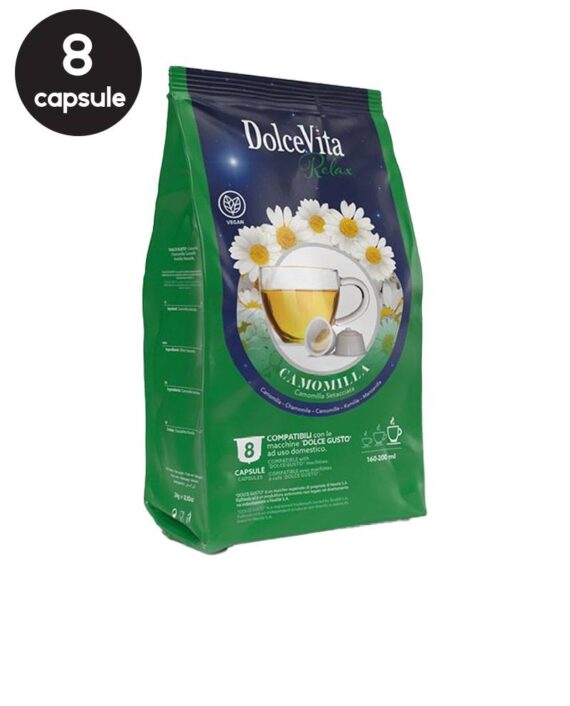 8 Capsule DolceVita Ceai Musetel - Compatibile Dolce Gusto