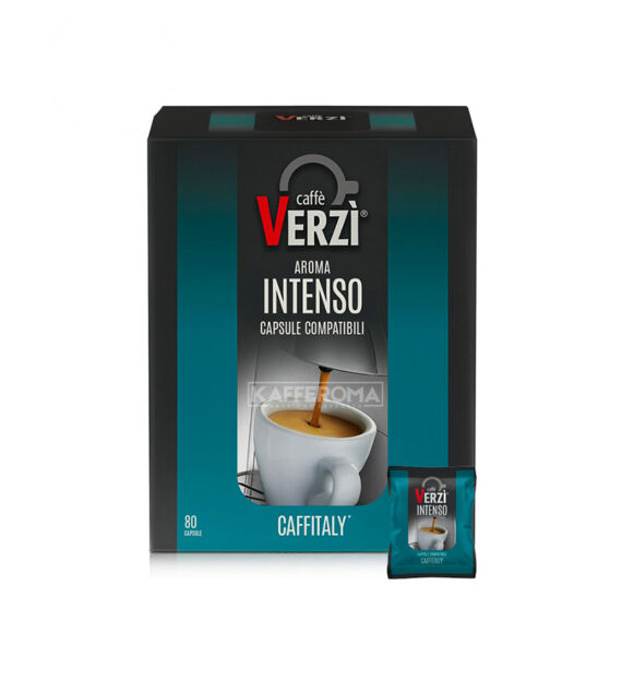 80 Capsule Caffe Verzi Aroma Intenso - Compatibile Cafissimo / Caffitaly / BeanZ