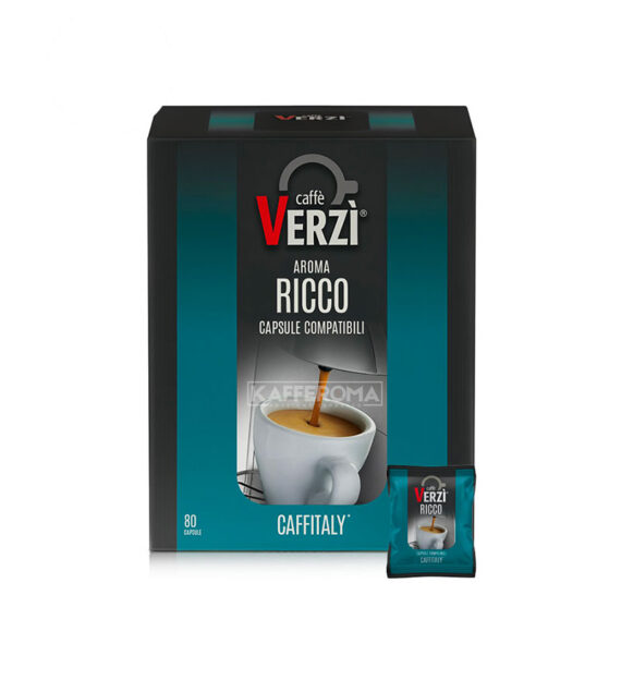 80 Capsule Caffe Verzi Aroma Ricco - Compatibile Cafissimo / Caffitaly / BeanZ