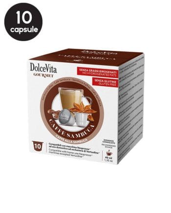 10 Capsule DolceVita Sambuca - Compatibile Nespresso