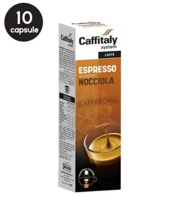 10 Capsule Caffitaly Espresso Nocciola - Compatibile Cafissimo / Caffitaly / BeanZ