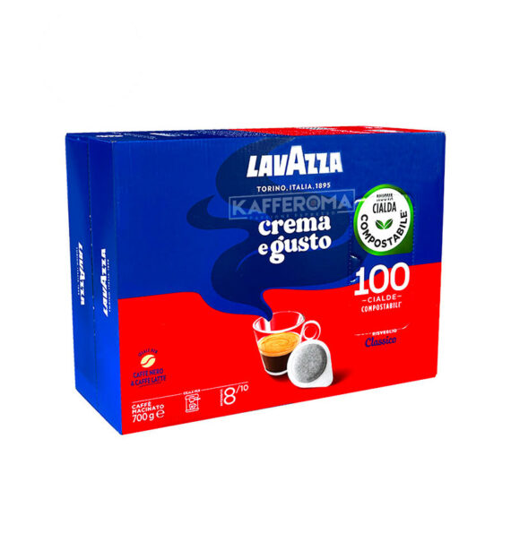 100 Paduri Lavazza Crema e Gusto Classico - Compatibile ESE44